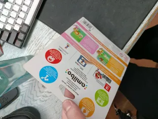 Amiibo Mario y Peach Felino Nintendo