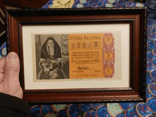 2 Lotería Nacional Decimos Enmarcados