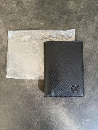 Portafogli da uomo in pelle nera