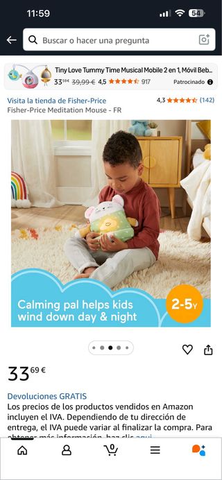 Fisher-Price Ratón Meditación - FR