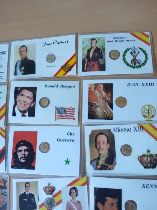Lote monedas: Copa Mundo 1982, Reyes, Presidentes