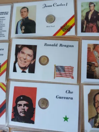 Lote monedas: Copa Mundo 1982, Reyes, Presidentes