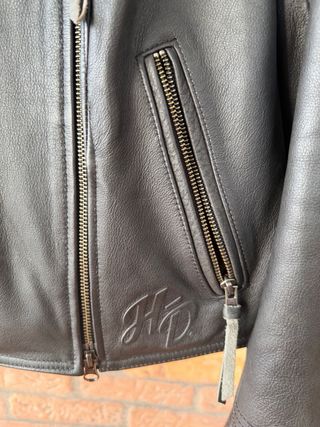 Chaqueta Cuero Harley-Davidson Negra