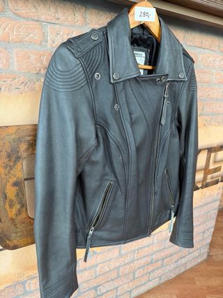 Chaqueta Cuero Harley-Davidson Negra