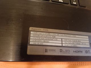 Portátil Acer Aspire V3-772G