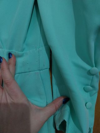 Vestido aguamarina para evento