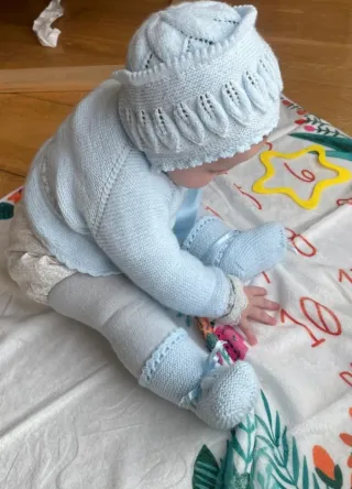 Manta cumple Meses Bebe