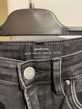 Jeans vita alta Stradivarius neri taglia S