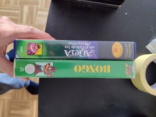 VHS Alicia y Bongo Disney Clásicos