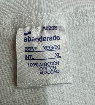 Camiseta Abanderado Manga Larga Algodón XXL