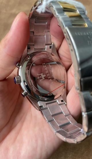 Reloj Maserati Cronógrafo Dorado y Plateado