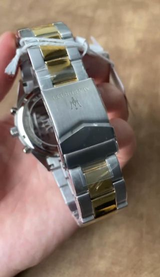 Reloj Maserati Cronógrafo Dorado y Plateado