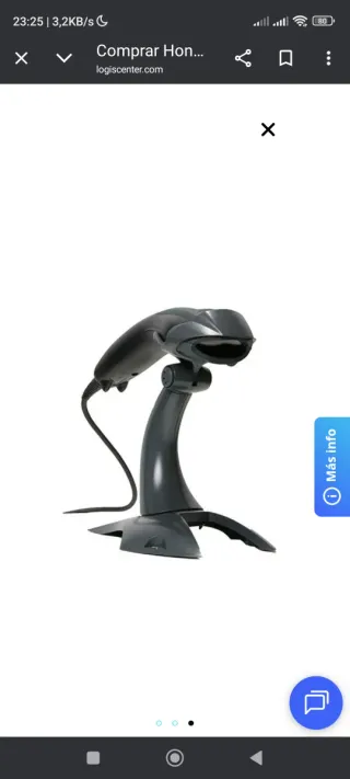 Lettore Codice a Barre Honeywell Nero/Grigio