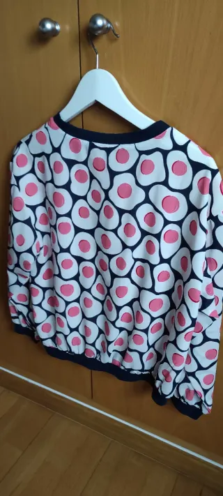 Blusa estampada talla S/M