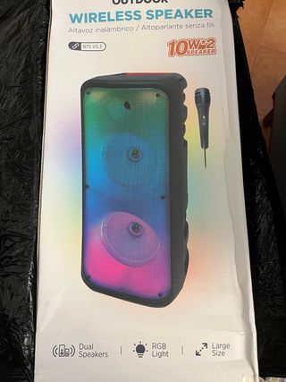 Altavoz Inalámbrico BTS V5.3 RGB 10W*2