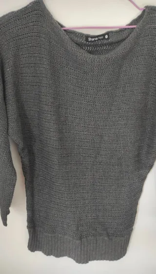 Jersey fino punto gris