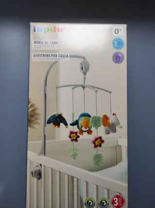Mobile musicale per culla Lupilu