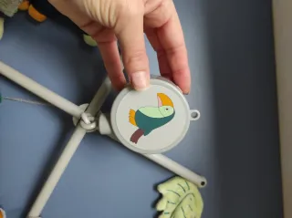 Mobile musicale per culla Lupilu