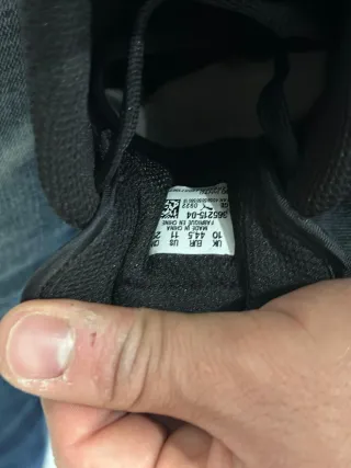 Zapatillas Puma Hombre Negras y Blancas