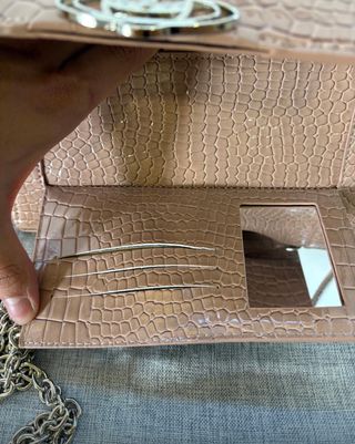 Bolso Vivienne Westwood Rosa Cocodrilo