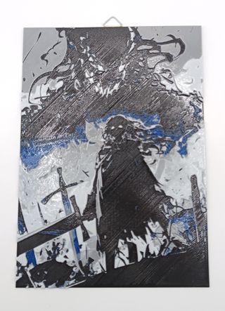 Dark Fantasy Wall Art Anime Cinema Decorazione 3D