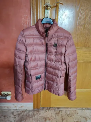 Chaqueta Blauer plumífero rosa
