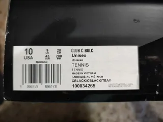 Reebok C Bulc Negras y Amarillas Talla 43