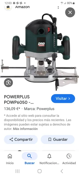 Fresadora PRO POWERPLUS 2100W