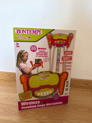 Bontempi Pink Showtime Stage Microphone
