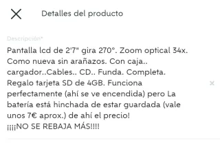 Videocámara Samsung