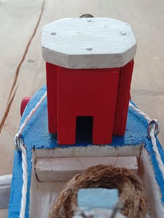 Maqueta Barco Pesquero Azul