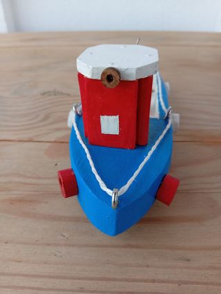 Maqueta Barco Pesquero Azul