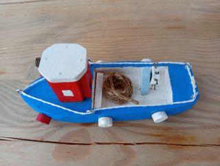 Maqueta Barco Pesquero Azul