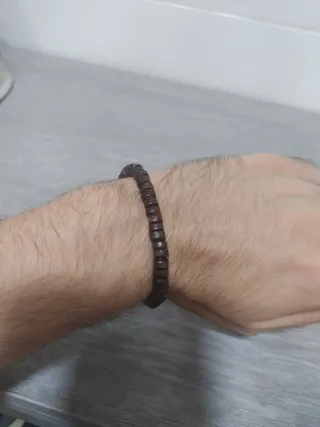 3 Pulseras Cuero Unisex Marrón