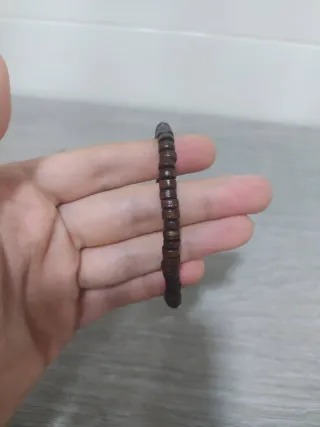 3 Pulseras Cuero Unisex Marrón