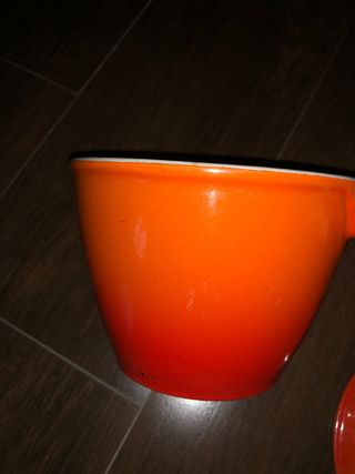 Cazo Le Creuset Naranja Hierro Fundido