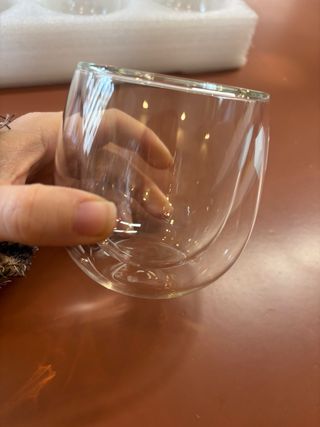 Set 6 Vasos Cristal para Té