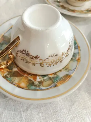 Juego de café antiguo porcelana