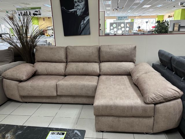 Chaiselongue Diseño Barco Beige/Gris
