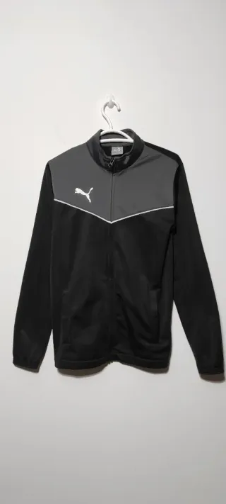 Sudadera Puma negra con cremallera