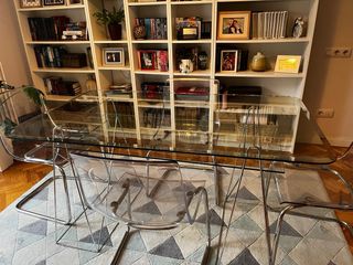 Juego 4 Sillas Tobias Ikea Transparentes