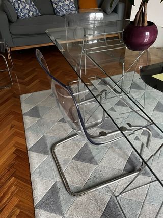 Juego 4 Sillas Tobias Ikea Transparentes