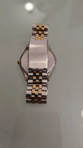 Reloj vintage de pulsera bicolor CITIZEN
