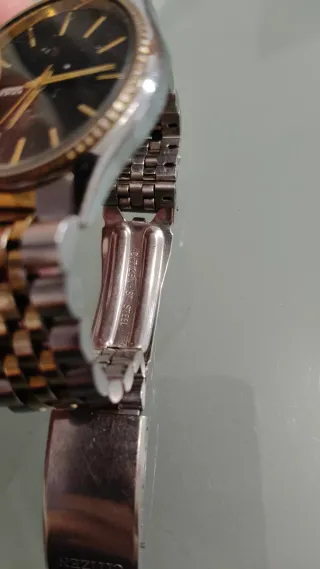 Reloj vintage de pulsera bicolor CITIZEN