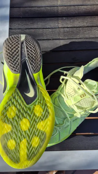 Sneakers sportive verdi e gialle