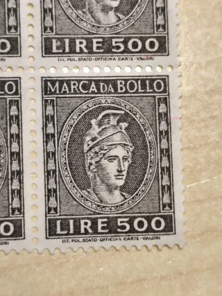 Lire 500 Marca da Bollo