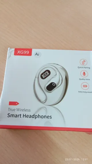 Auriculares Bluetooth Negro y Dorado