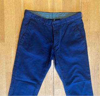 Chinos Massimo Dutti Slim Fit Azul Marino