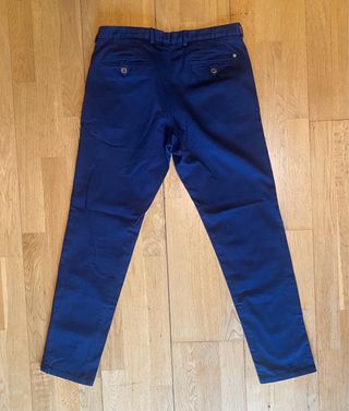 Chinos Massimo Dutti Slim Fit Azul Marino