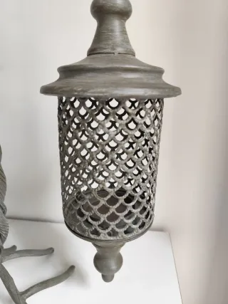 Candelabro de Hierro Estilo Rama